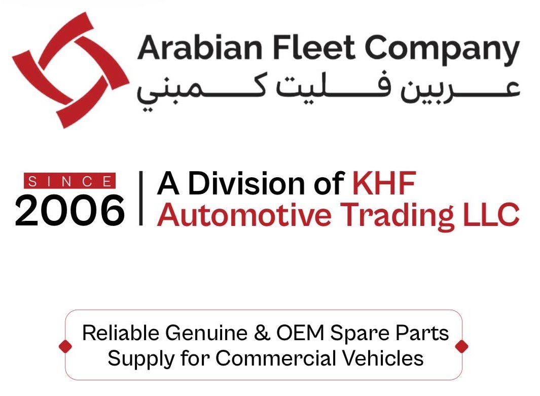 Arabian Fleet Company. Since 2006, a division of KHF Automotive Trading LLC. Reliable genuine and OEM spare parts supply for commercial vehicles.